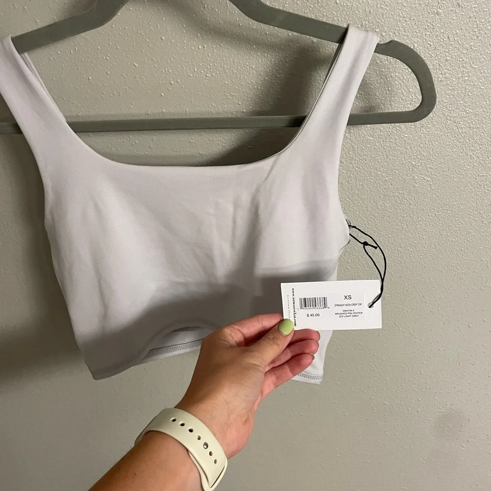 We wore what straight neck crop top - Picture 2 of 5